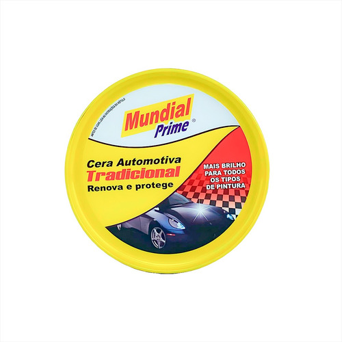Cera Automotiva Pasta Lata Tradicional Renova E Protege 200g