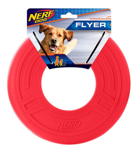 Juguete Para Perro Nerf Dog Flyer, Frisbee, Ligero, Duradero