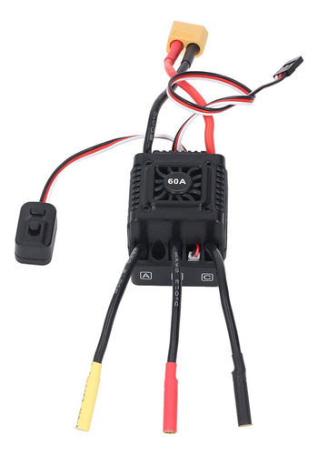 Qqq Controlador De Velocidad Electrónico Rc 60a Esc Sin