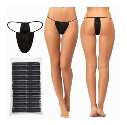 100 Bragas Desechables Para Mujer Spa T Tanga Ropa Interior