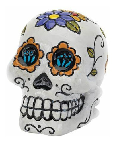 Adorno Mini Cráneo Calavera Trival 3.5x5.5x4.5cm  Polypteram