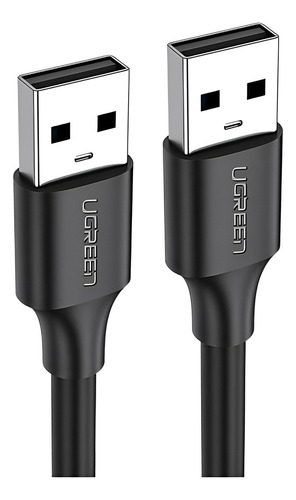 Cabo De Dados Ugreen Usb 2.0 Tipo A Macho 1 Metro Preto