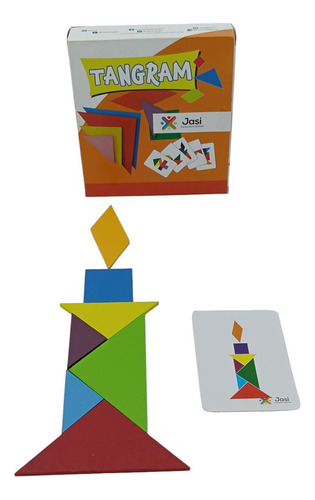 Tangram Y Tarjetas Multicolor