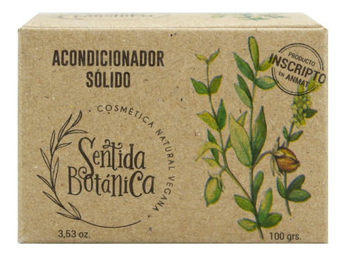 Sentida Botánica Acondicionador Solido Natural Vegano 6c