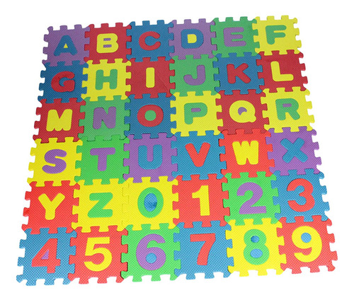 Baldosas De Rompecabezas Blandas Alfombra De Juego 6cmx6cm