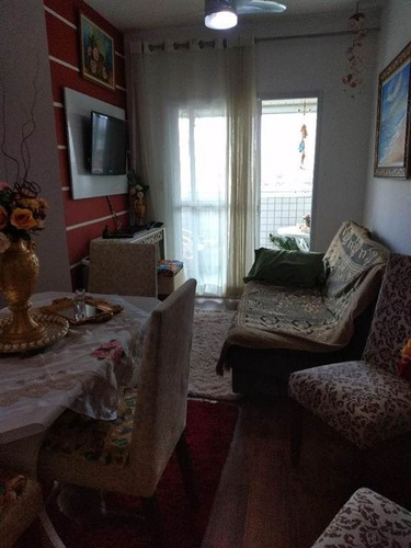 Imagem 2 de 9 de Apartamento, 2 Dorms Com 54 M² - Guilhermina - Praia Grande - Ref.: Edc4448 - Edc4448