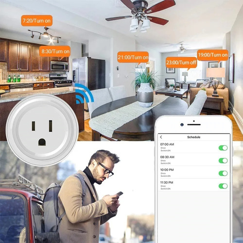  Enchufe Inteligente Rdxone Con Wifi Para Alexa, Google Home