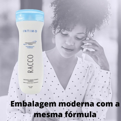 Kit Atacado Com 4 Sabonetes Intimo Racco O Mais Comprado Fragrância Menta Suave
