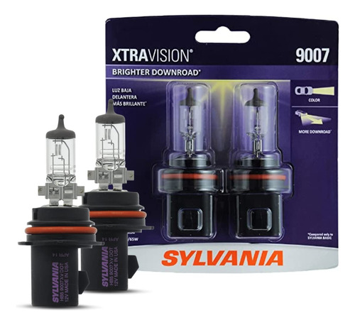 Bombilla Halógena Para Faros Delanteros Sylvania 9007 Xtravi