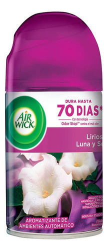 Aromatizante Automatico Air Wick Luna Y Seda 250 Ml