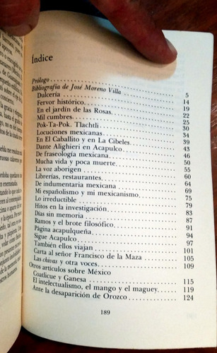 José Moreno Villa: La Nueva Cornucopia Mexicana (Usado)