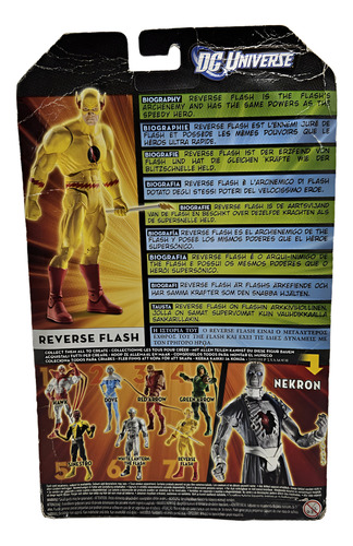 ### Mattel Dc Universe Nekron Baf Reverse Flash Wave 20 #