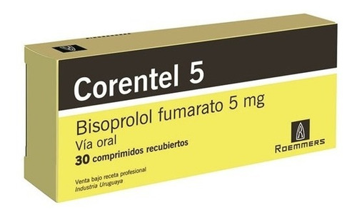 Corentel 5mg X 30 Comp. (bisoprolol) | Cardiovascular
