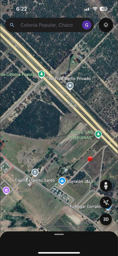 Terreno 20x50. Limpio, Con Luz Y Agua. A 50 Mt De Ruta 16