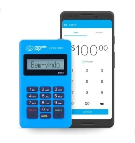 Máquina De Cartão Débito E Crédito Point Mini - Mercado Pago