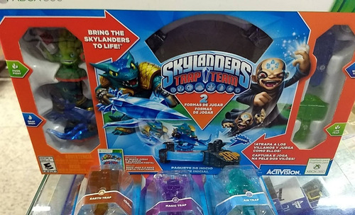 Skylanders Trap Team Xbox 360 Pt Br + 3 Traps