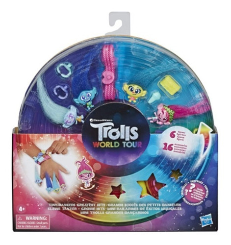 Set Hasbro Trolls World Tour 6 Personajes Poppy Ramón Etc
