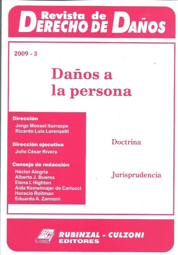 Daños A La Persona - Lorenzetti  Dyf