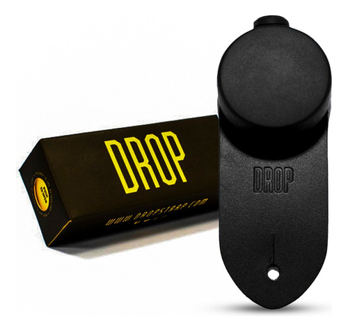 Regulador De Correia Drop Strap Para Guitarra Preto