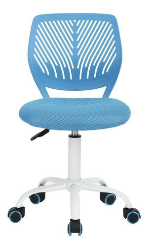 Silla de escritorio Home Make Furniture Carnation ergonómica  azul con tapizado de mesh