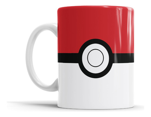 Taza De Cerámica Pokémon Pokebola Importada Con Caja