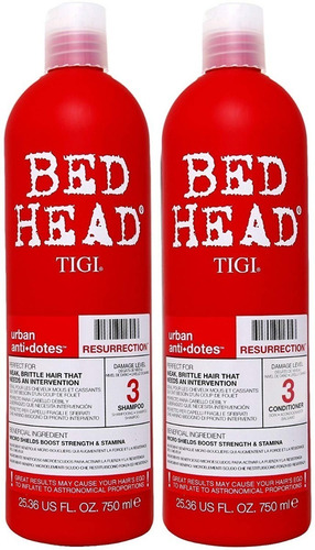 Tigi Bed Head Resurrection Shampoo Y Acondicionador 25.36oz