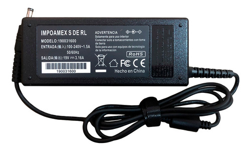 Cargador Para Samsung 19v 3.16a A10-dxtd-1100