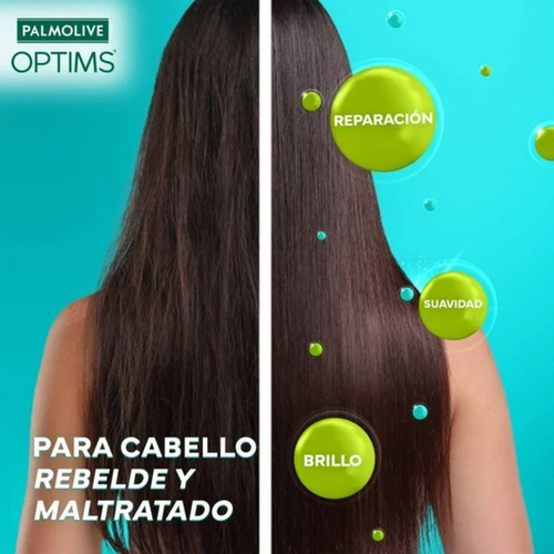 Shampoo Palmolive Optims Acondicionamiento 1 L - 4 Pzas