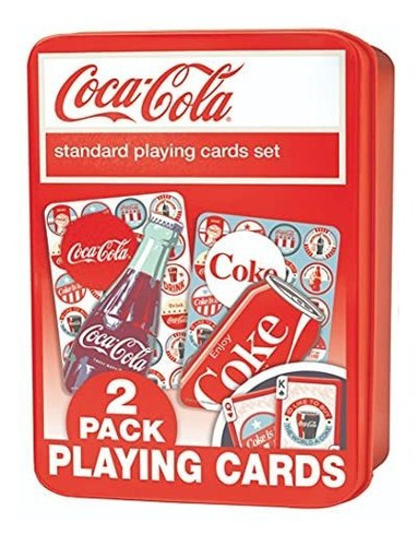 Juego De Cartas - Masterpieces Coca Cola - 2 Pack Playing Ca