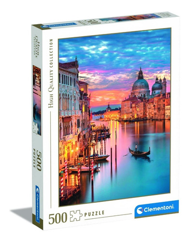 Puzzle 500 Piezas Clementoni Lighting Venice - Venecia