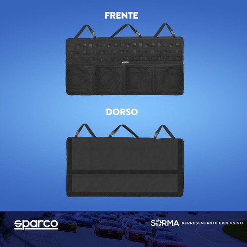 Imagen 5 de 10 de Organizador De Baúl Para Auto Camioneta Sparco 5 Bolsillos