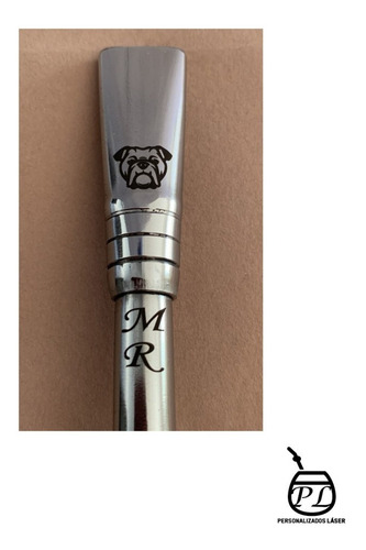 Imagen 8 de 8 de Bombilla De Acero Inoxidable Personalizada - Grabado Láser