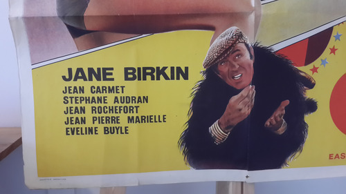 Afiche Cine Poster Jane Birkin Michel Audiard Jean Carmet