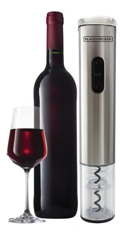 Abridor De Vinho Black E Decker Wine Inox A Pilha