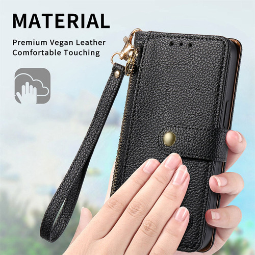. Funda De Piel Tipo Cartera For Teléfono Sharp Aquos .
