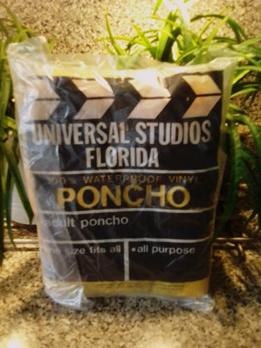 Poncho (universal Studios) Para La Lluvia Unisex