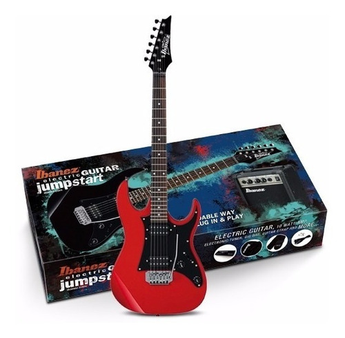 Pack De Guitarra Electrica Ibanez Ijrx20u, Rojo, No Fender
