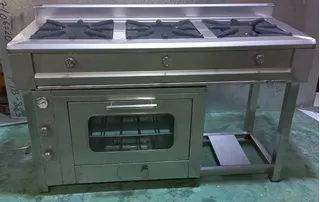 Cocina Industrial Con Horno De Acero