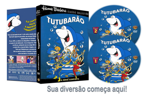 Dvd Tutubarão - Completo Dublado - 16 Ep - 2 Dvds
