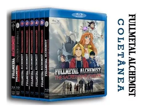 Coletânea Fullmetal Alchemist - Completo Dublado Em Blu-ray