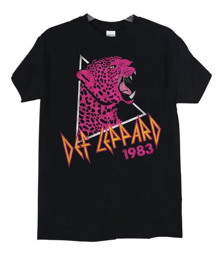 Polera Def Leppard 1983 Vintage Leopardo Rock Abominatron