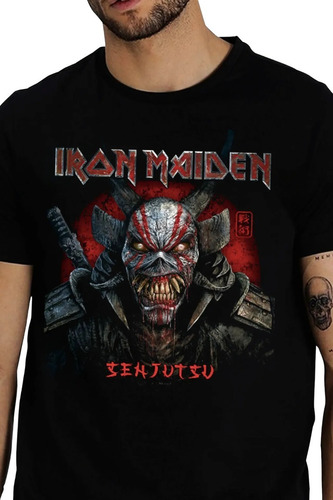 Camiseta Consulado Do Rock E1253 Iron Maiden Camisa Banda