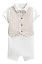 Comprar Enterizo Mameluco Bebes Bautizo Con Corbata Michi * Next Uk 