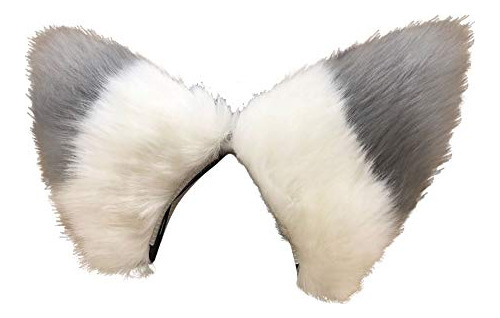 Soft Lindo Neko Gato Orejas Fox Ear Play Clip Diadema M...