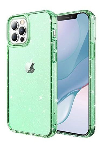 Jetech Glitter Case Para iPhone 12 Pro Max, 6.7 Rt2rr