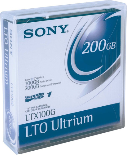 Sony Ltx100g Lto Ultrium 1 Data Cartridge 200gb