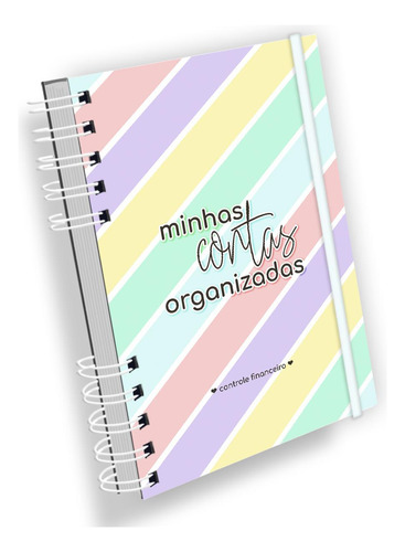 Caderno Para Controle Financeiro - Minhas Contas Organizadas