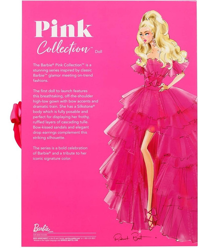 Imagem 6 de 8 de Barbie Signature Pink Collection Silkstone 2021 Collector