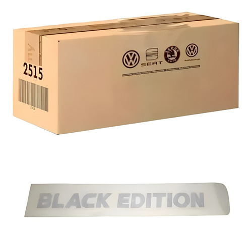 Emblema Adesivo Black Edition Porta Golf 2012 2014 Direito