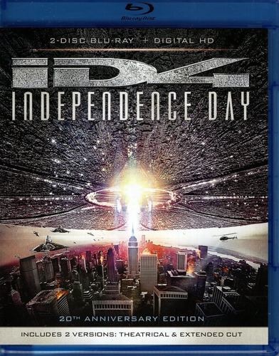 Independence Day Id4 20th Anniversary Edition Blu-ray